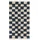 Ferm Living Mara Teppich waschbar, 90 x 150 cm, creme-blau