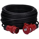 Voxura CEE-Kabel Verlängerungskabel Starkstromkabel 5-polig 400V H07RN-F 5G 1,5 16/5 16A IP44 Starkstrom 50m