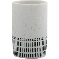  Zahnputzbecher YUMA (LBH 7.20x7.20x11 cm) - weiß - LBH
