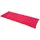 Homescapes Bankauflage 143 x 48 x 5 cm rot gepunktet 1 St.