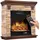 Kesser Elektrokamin LED 3D-Flame braun