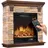 Kesser Elektrokamin LED 3D-Flame braun