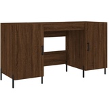 vidaXL Schreibtisch Braun Eichen-Optik 140x50x75 cm Holzwerkstoff