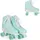 Byox Byox, Rollschuhe, Rollschuhe Wish ABEC-5 Lager (32), Grün, Weiss, Gold