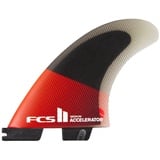 FCS II Accelerator PC Tri Retail Finne Set black, rot, Uni