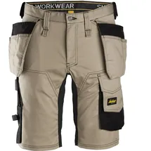 Snickers Workwear Snickers AllroundWork Stretch Shorts mit Holstertaschen 48 khaki/Schwarz