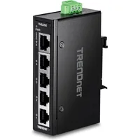 TRENDNET 5-Port Ethernet Mini Switch Industrial DIN-Rail (5 Ports),