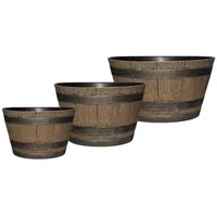 Hti-Living Nessa Ø 30 x 15 cm Braun Komplettset