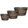Hti-Living Nessa Ø 30 x 15 cm Braun Komplettset
