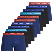 JACK & JONES JACLEE TRUNKS Schwarz/Blau XL 10er Pack