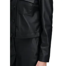 Betty & Co Damen Lederjacke Schwarz 40