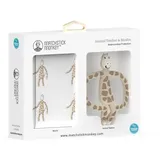 MATCHSTICK MONKEY Geschenkset Tier-Beißring & Musselin-Tuch 1 St