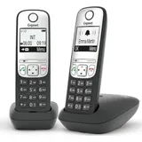 Gigaset A690 Duo schwarz-silber