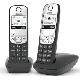 Gigaset A690 Duo schwarz-silber