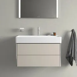 Duravit Waschtischunterschrank 2 Auszüge 78,4 x 39,7 x 46 cm Grau Matt