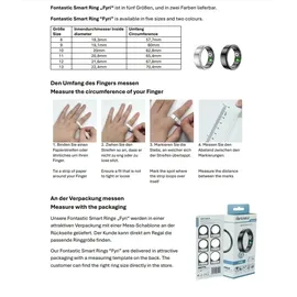 Fontastic Fyri Smart Ring Gr. 66 / 20,8 mm schwarz