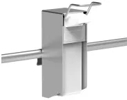 UNIversal-Spender für Rohrrahmen Ø 22 mm UNI05R , 500 ml, kurzer Bedienungshebel