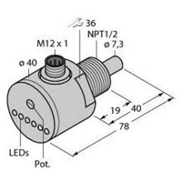 Turck Eintauchsensor FCS-N1/2A4-ARX-H1140