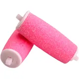 Ersatz-Rollenköpfe für elektrische Fußfeile, kompatibel mit Scholl Express Pedi Fußfeile, extra grob, normal und glatt (Pink Smooth, 2)