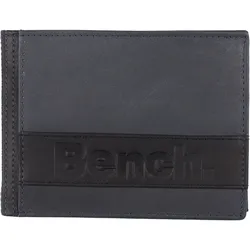 Bench. Lederbörse RFID-Schutz grau