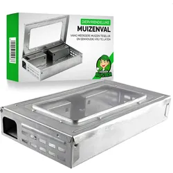 VerminBuster Humane Mausefalle – Geeignet für mehrere Mäuse – Rechteckige begehbare Falle