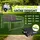tillvex Gartenbank 2-3 Sitzer 300 x 0 x 0 cm Schwarz