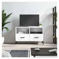 Furnicato TV-Schrank Hochglanz-Weiß 80x36x50 cm Holzwerkstoff