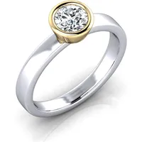 Verlobungsring VR29 585er Weifl-/Gelbgold - 7979