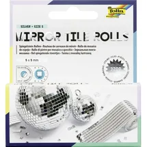 Folia Mosaiksteine Mirror Tile Rolls S Silber 2 St.