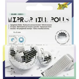 Folia Mosaiksteine Mirror Tile Rolls S Silber 2 St.