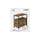 Möbel Kraft Beistelltisch Braun lackiert 35 x 61 x 35 cm
