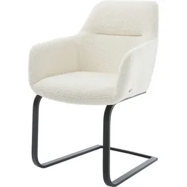 DeLife Freischwinger flach Schwarz Taschenfederkern