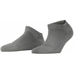 FALKE Damen Sneakersocken - ClimaWool, einfarbig, Merinowolle Grau 37-38