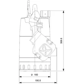 Grundfos Tauchpumpe Unilift CC9-A1 CS 10 m Kabel