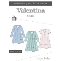 Fadenkäfer Schnitt "Kleid Valentina" Kinder