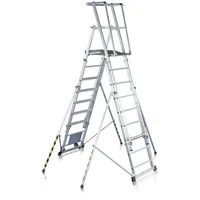 ZARGES Teleskop-Plattformleiter 12 Sprossen (41328)