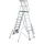 ZARGES Teleskop-Plattformleiter 12 Sprossen (41328)