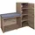 Hti-Living Thekla 88 x 84 x 40 cm Sitzbank blau