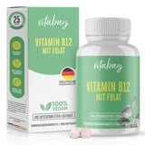 Vitabay Vitamin B12 500 mcg mit Folat 180 St