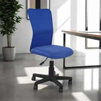 Idimex Bürodrehstuhl TODI höhenverstellbar & schwenkbar - blau ergonomischer
