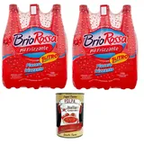 Brio Rossa Più Frizzante Gualdo Tadino 12 x 1Lt + Italian Gourmet polpa 400g