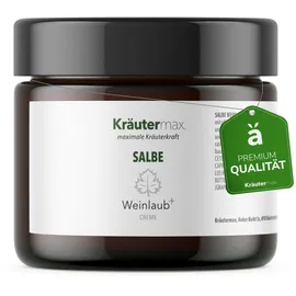 kr√§utermax ‚äì naturheilmittel seit 1890 Kräutermax Salbe Weinlaub plus Creme 100 ml