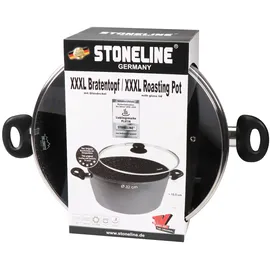 STONELINE XXXL-Kochtopf 32 cm mit Glasdeckel