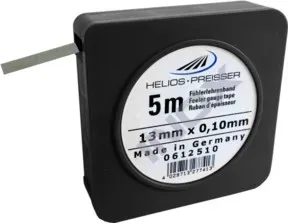 Helios Preisser INOX-Fühlerlehrenband 5 m x 12,7 mm in Kassette 0,07 mm