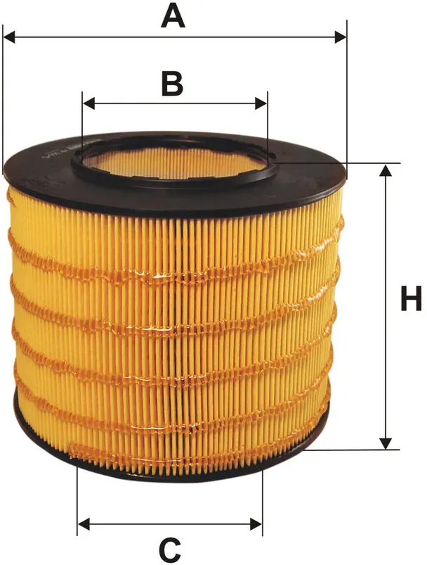 FILTRON Luftfilter ar3665 Filtereinsatz 140mm für SAAB