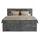 MKS Meble Boxspringbett mit Bettkasten - grau ¦ Maße (cm): B: 146 H: 119