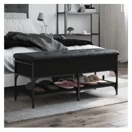 vidaXL Schuhbank 102 x 45 x 42 cm schwarz / schwarz