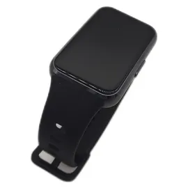 Huawei Band 11 Schwarz 28,2 mm Aluminiumgehäuse Fluorelastomerarmband Schwarz