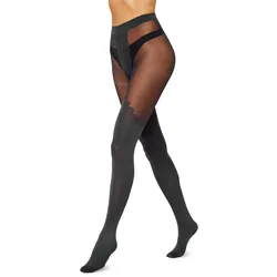 Damen Strumpfhose MS-389 - Graphite - S