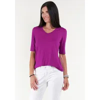 Seidel Moden V-Shirt mit Halbarm aus softem Material, MADE